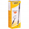 Ручка шариковая с грипом BIC "Round Stic Exact", ЧЕРНАЯ, корпус серый, узел 0,8 мм, линия письма 0,3 мм, 918542 по низкой цене оптом 