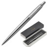 Ручка шариковая PARKER "Jotter Core Stainless Steel CT", корпус серебристый, хромированные детали, синяя, 1953170 по низкой цене оптом 