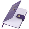 Ежедневник датированный 2026 А5 138х213мм BRAUBERG Elegant, под кожу, застежка, фиолетовый, 117370 по низкой цене оптом 