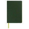 Блокнот в клетку А5 (148x218 мм), 80 л., под кожу темно-зеленый BRAUBERG "Metropolis Mix", 111037