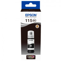 Чернила EPSON 115 (C13T07C14A) для СНПЧ L8160/L8180, черные пигментные, объем 70 мл, ОРИГИНАЛЬНЫЕ