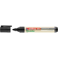 Маркер для белых досок edding 28 EcoLine Cap-off, круглый наконечник, 1.5-3 мм Черный