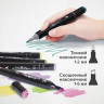 Маркеры для скетчинга двусторонние BRAUBERG ART DEBUT "BLACK", НАБОР 24 шт., пастельные цвета, 152128 по низкой цене оптом 