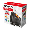 Тепловентилятор SONNEN FH06, механическое управление, 2000Вт, 2 режима обогрева, спиральный нагревательный элемент, черный/оранжевый, 457781 по низкой цене оптом 