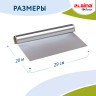 Фольга пищевая алюминиевая прочная, 29 см х 20 м, толщина 11 мкм, LAIMA, 607803 по низкой цене оптом 