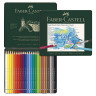 Карандаши цветные акварельные художественные FABER-CASTELL "Albrecht Durer", 24 цвета, металлическая коробка, 117524 по низкой цене оптом 