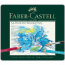 Карандаши цветные акварельные художественные FABER-CASTELL "Albrecht Durer", 24 цвета, металлическая коробка, 117524 по низкой цене оптом 