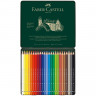 Карандаши цветные акварельные художественные FABER-CASTELL "Albrecht Durer", 24 цвета, металлическая коробка, 117524 по низкой цене оптом 