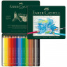 Карандаши цветные акварельные художественные FABER-CASTELL "Albrecht Durer", 24 цвета, металлическая коробка, 117524 по низкой цене оптом 