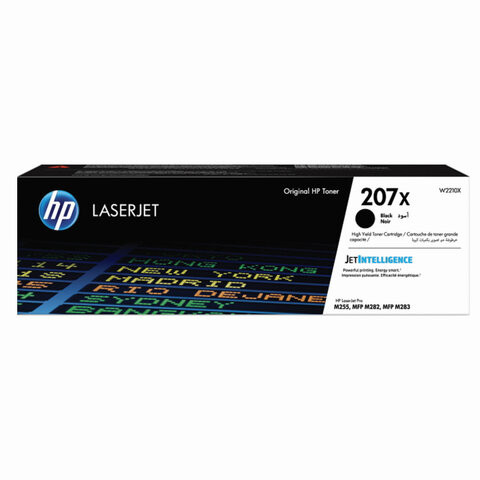 Картридж лазерный HP (W2210X) 207X для HP Color LJ M282/M283/M255, черный, оригинальный, ресурс 3150 страниц по низкой цене оптом 