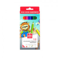 Карандаши цветные KOH-I-NOOR "LION", 12цв., 2,8мм, европодвес, 3552/12, 3552012034KS