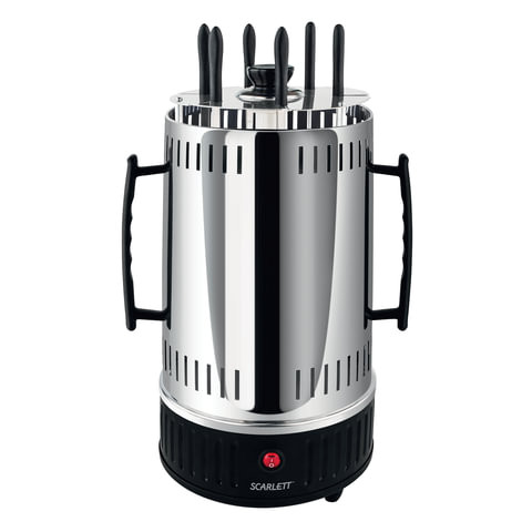 Шашлычница электрическая SCARLETT SC-KG22601, 1000 Вт, 6 шампуров, сталь, SC - KG22601 по низкой цене оптом 
