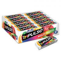 Жевательная резинка IMPULSE со вкусом Multi-Frutti, БЕЗ САХАРА, 10 подушечек, 14 г, ш, ВВ005