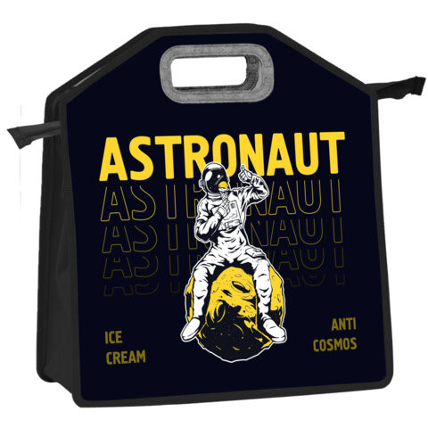 Папка-сумка ЮНЛАНДИЯ, 1 отделение, фетровые ручки, 34х30х11 см, "Astronaut", 271001 по низкой цене оптом 
