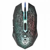 Мышь проводная игровая DEFENDER Shock GM-110L, USB, 5 кнопок + 1 колесо-кнопка, оптическая, черная, 52110