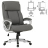 Кресло офисное BRABIX PREMIUM "Level EX-527", пружинный блок, рециклированная кожа, серое, 531937 по низкой цене оптом 