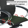 Кресло офисное МЕТТА "К-3" хром, ткань-сетка, сиденье и спинка регулируемые, темно-серое по низкой цене оптом Краснодар, Москва, Уфа, Казань, Барнаул, Владивосток, Хабаровск, Сахалин, Красноярск, Екатеренбург, 