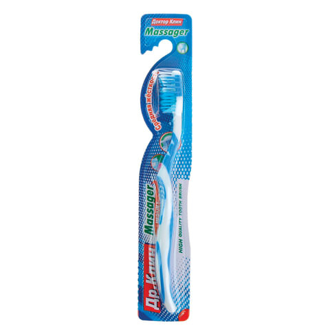 Зубная щетка DR.CLEAN "Massager" (Доктор Клин, Массажер), средняя, YGIR-164 по низкой цене оптом 