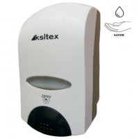Дозатор для жидкого мыла-пены KSITEX, наливной, белый, 1 л, FD-6010