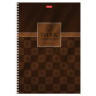 Тетрадь А4 96л. HATBER гребень, клетка, металлизирован.картон, выбороч.лак, Chocolate (микс), 083451, 96Т4мтлВ1гр по низкой цене оптом 