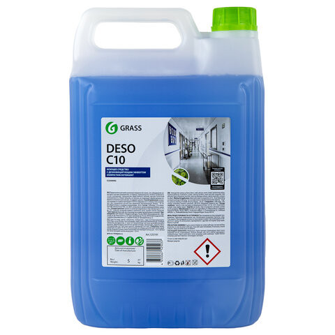 Средство моющее c дезинфицирующим эффектом 5 кг GRASS DESO C10, концентрат, 125191 по низкой цене оптом 