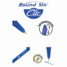 Ручка шариковая автоматическая BIC "Round Stic Clic", СИНЯЯ, корпус тонированный синий, узел 1 мм, линия письма 0,32 мм, 926376 по низкой цене оптом Краснодар, Москва, Уфа, Казань, Барнаул, Владивосток, Хабаровск, Сахалин, Красноярск, Екатеренбург, 