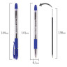 Ручка шариковая масляная с грипом BRAUBERG "Glassy", СИНЯЯ, корпус прозрачный, узел 0,7 мм, линия письма 0,35 мм, 142698 по низкой цене оптом Краснодар, Москва, Уфа, Казань, Барнаул, Владивосток, Хабаровск, Сахалин, Красноярск, Екатеренбург, 