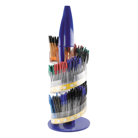 Дисплей настольный для размещения ручек BIC, 25х25х68 см, 27 отделений, БЕЗ НАПОЛНЕНИЯ, 894219 по низкой цене оптом 