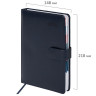 Ежедневник датированный 2026 А5 148х218мм GALANT Ritter, под кожу, темно-синий, 117492 по низкой цене оптом 