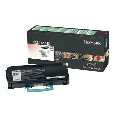 Тонер-картридж LEXMARK (E260A11E) E260/E360/E460, оригинальный, ресурс 3500 стр. по низкой цене оптом Краснодар, Москва, Уфа, Казань, Барнаул, Владивосток, Хабаровск, Сахалин, Красноярск, Екатеренбург, 