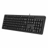 Клавиатура проводная A4TECH KK-3, USB, 104 кнопки, черная, 1530244 по низкой цене оптом Краснодар, Москва, Уфа, Казань, Барнаул, Владивосток, Хабаровск, Сахалин, Красноярск, Екатеренбург, 