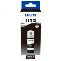 Чернила EPSON 115 (C13T07D14A) для СНПЧ L8160/L8180, черные фото, объем 70 мл, ОРИГИНАЛЬНЫЕ,  C13T07D14A