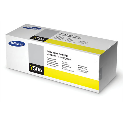 Картридж лазерный SAMSUNG (CLT-Y506S) CLP-680/CLX-6260, оригинальный, желтый, ресурс 1500 стр. по низкой цене оптом 