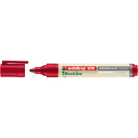 Маркер для белых досок edding 28 EcoLine Cap-off, круглый наконечник, 1.5-3 мм Красный