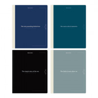 Тетрадь А5 96л. BRAUBERG на сшивке с корешком, клетка, обложка картон, Vintage, 405290