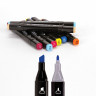 Маркеры для скетчинга двусторонние BRAUBERG ART DEBUT "BLACK", НАБОР 36 шт., пластиковый кейс, 152129 по низкой цене оптом 
