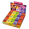 Ластик BRAUBERG CUTE MONSTERS, 50х24х10 мм, прямоугольный, цвета ластика ассорти, эко-пвх, картонный держатель, 273236 - Ластики | СнабС