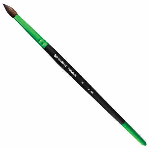 Кисть из ворса пони №8, BRAUBERG PREMIUM, 200987 по низкой цене оптом 