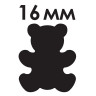 Дырокол фигурный "Мишка", диаметр вырезной фигуры 16 мм, ОСТРОВ СОКРОВИЩ, 227159 по низкой цене оптом 