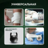Бинт эластичный бандажный защитный самофиксирующийся, 4,5 м х 5 см, 12 рулонов, белый, DASWERK, 680040 по низкой цене оптом 
