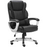 Кресло офисное BRABIX PREMIUM "Rest EX-555", пружинный блок, экокожа, черное, 531938 по низкой цене оптом 