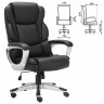Кресло офисное BRABIX PREMIUM "Rest EX-555", пружинный блок, экокожа, черное, 531938 по низкой цене оптом 