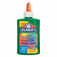 Клей для слаймов канцелярский цветной (непрозрачный) ELMERS Opaque Glue, 147 мл, зеленый, 2109505