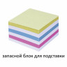 Блок для записей STAFF непроклеенный, куб 9х9х5 см, цветной, чередование с белым, 126365 по низкой цене оптом Краснодар, Москва, Уфа, Казань, Барнаул, Владивосток, Хабаровск, Сахалин, Красноярск, Екатеренбург, 