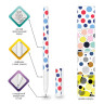 Ручка шариковая BRAUBERG SOFT TOUCH GRIP "DOTS", СИНЯЯ, мягкое покрытие, ассорти, узел 0,7 мм, 143722 по низкой цене оптом 