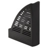 Лоток вертикальный для бумаг BRAUBERG "Standard", 245х70х295 мм, черный, 237220 по низкой цене оптом 