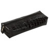 Пенал-косметичка BRAUBERG "Ultra black", "крокодиловая кожа", 20х6х4 см, 223909 по низкой цене оптом 
