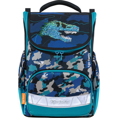 Ранец TIGER FAMILY для начальной школы, Earnest, "Dino Expedition", 39х31х23 см, 270209 по низкой цене оптом 