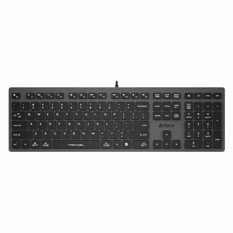 Клавиатура проводная A4TECH Fstyler FX50, USB, 109 кнопок, серая, 1624628 по низкой цене оптом Краснодар, Москва, Уфа, Казань, Барнаул, Владивосток, Хабаровск, Сахалин, Красноярск, Екатеренбург, 