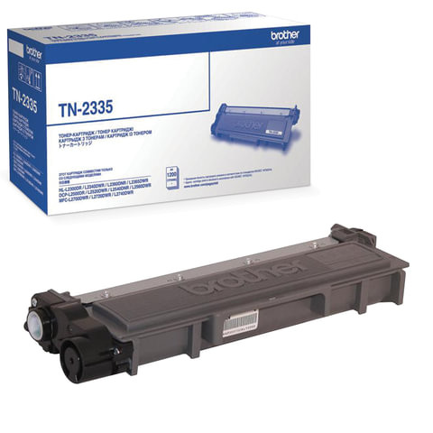 Картридж лазерный BROTHER (TN2335) HL-L2300DR/L2340DWR/DCP-L2500DR и другие, оригинальный, ресурс 1200 стр. по низкой цене оптом 